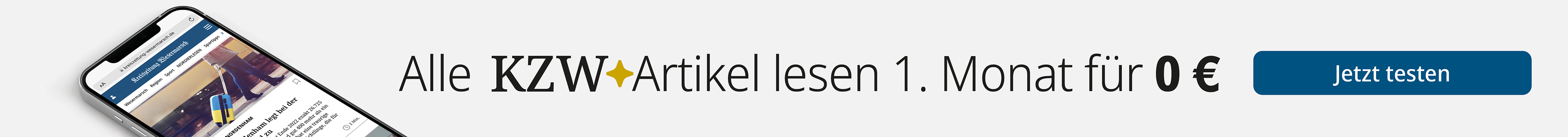 Werbebanner der KZW