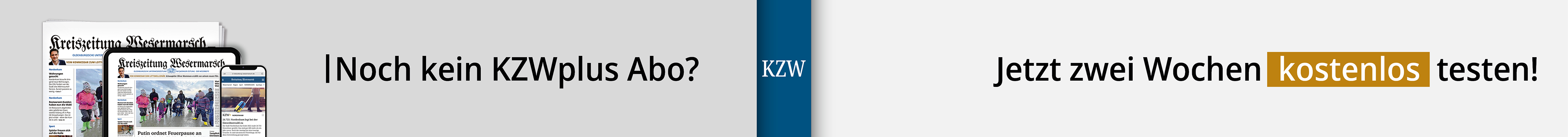 Werbebanner der NZ