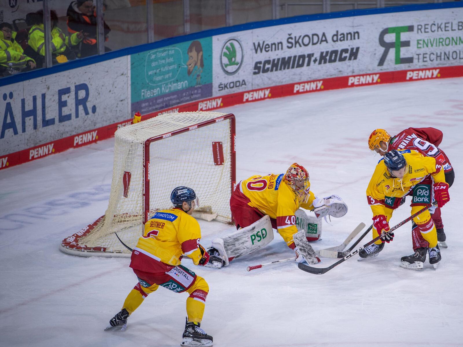  Im Bild (von links): Nicolas Geitner, Henrik Haukeland, Antti Tyrväinen und Ale...
