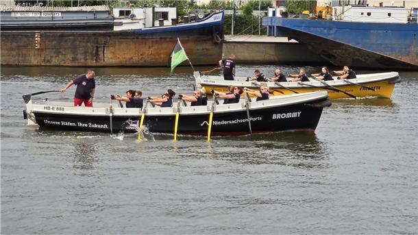 Kutterpullregatta im Braker Binnenhafen
