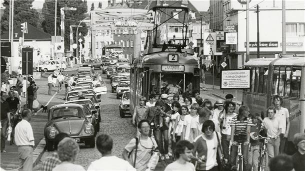 1982 fuhr die letzte Straßenbahn. Ein Trauerzug begleitete die Linie 2. Für Jürgen Reichel-Odié ist die Straßenbahn ein Sinnbild für Heimat.