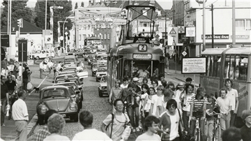 1982 fuhr die letzte Straßenbahn. Ein Trauerzug begleitete die Linie 2. Für Jürgen Reichel-Odié ist die Straßenbahn ein Sinnbild für Heimat.