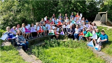 34 Kinder aus den beiden vierten Klassen nahmen an einer besonderen Projektwoche teil.