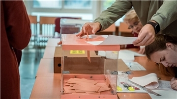 Abstimmung für die Regional- und Kommunalwahlen in Madrid.
