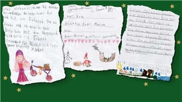 Acht Nordholzer Grundschüler haben Wunschzettel geschrieben.