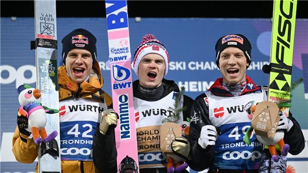 Gold per Post, Anzüge per Los? Was im Skispringen ansteht Ändert sich der Weltmeister? Silbergewinner Wellinger könnte Gold bekommen.