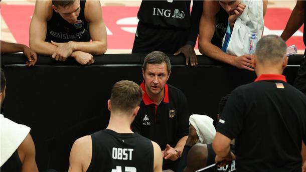 Obst sicher: Deutscher Basketball hat „noch viel in petto“ Alan Ibrahimagic vertrat Bundestrainer Alex Mumbru zuletzt wegen einer Erkrankung.
