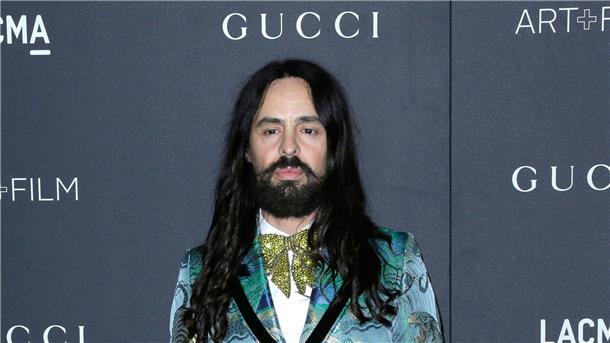 Modehaus Gucci trennt sich von Chefdesigner Michele Alessandro Michele, Kreativdirektor von Gucci, bei einer Veranstaltung in Los Angeles