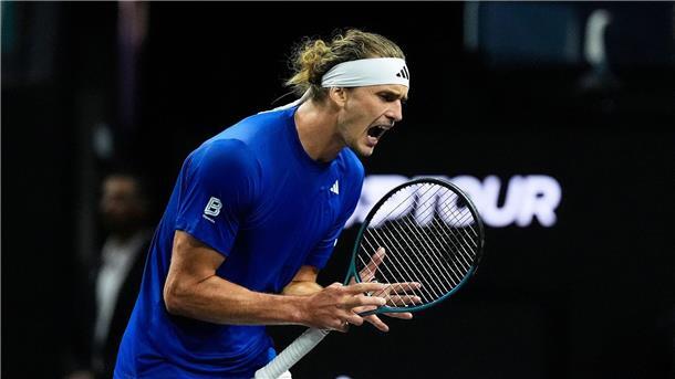 Nach Pleiten von Zverev und Alcaraz: Europa braucht Wunder Alexander Zverev verzweifelte am zweiten Tag beim Laver Cup am Australier Alex de Minaur.