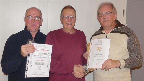Karl-Heinz Thaden, Alfred Hahn und Rainer Grunst