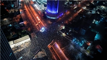 Allein in Tel Aviv gingen rund 160.000 Menschen auf die Straße.