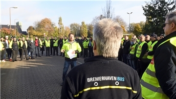 Am 10. November hatten die Busfahrer in Bremerhaven gestreikt. Dazu wird es nach der Tarifeinigung erstmal nicht mehr kommen.