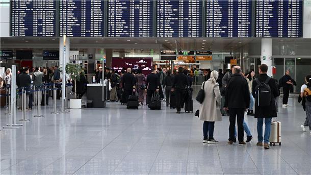 Am Flughafen München kam es zu Flugausfällen.