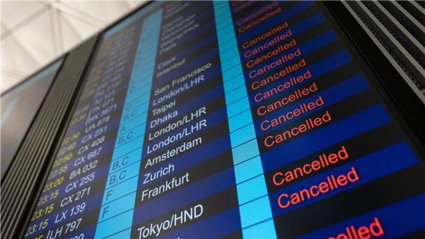 Super-Taifun „Ragasa“: Taiwan und Philippinen melden Tote Am internationalen Flughafen Hongkong fielen Hunderte Flüge aus.