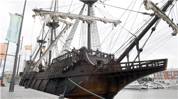 Das Schiff "El Galeon".
