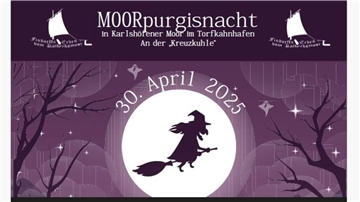 Am Vorabend des nächsten Feiertages sollen an der Kreuzkuhle die Geister des Moores vertrieben werden. "Findorffs Erben" versprechen einen ebenso erlebnisreichen wie unheimlichen Spaß besonders für die Kinder.