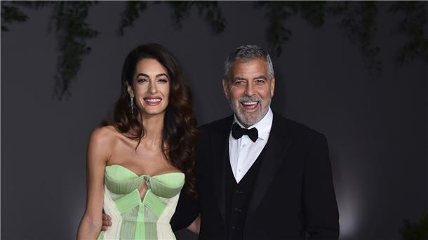 Amal und George Clooney bei der Academy Museum Gala.