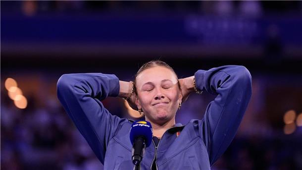 „Es ist verrückt“: Sabalenka triumphiert bei den US Open Amanda Anisimova kamen wie schon in Wimbledon die Tränen.