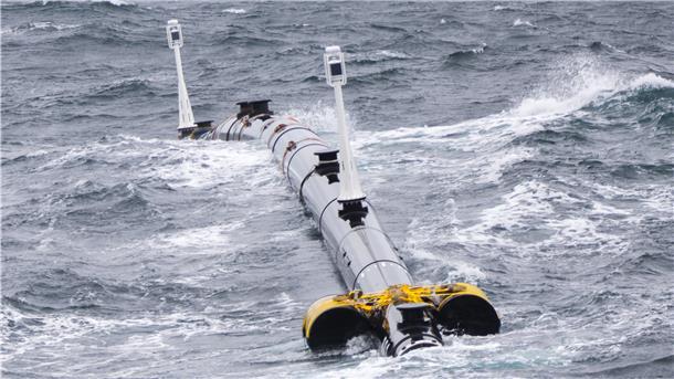 Ambitioniertes Projekt mit offenbar global wenig Wirksamkeit: Ein Teil des Meer-Reinigungssystems „The Ocean Cleanup“.