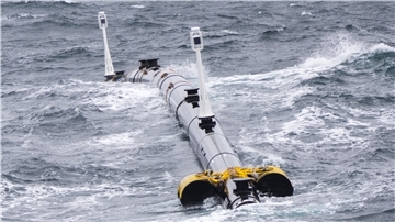 Ambitioniertes Projekt mit offenbar global wenig Wirksamkeit: Ein Teil des Meer-Reinigungssystems „The Ocean Cleanup“.