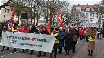 Demo gegen rechts in Nordenham