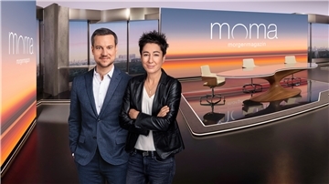 Andreas Wunn und Dunja Hayali sind die Moderatoren des ZDF-Morgenmagzins. Am Dienstag wurde die Sendung bestreikt.