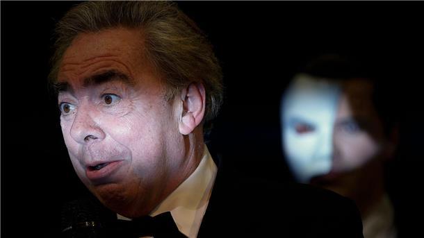 Ein Leben für die große Bühne: Andrew Lloyd Webber wird 75 Andrew Lloyd Webber bei der Premiere des Musicals „Das Phantom der Oper“ in Hamburg (2013).