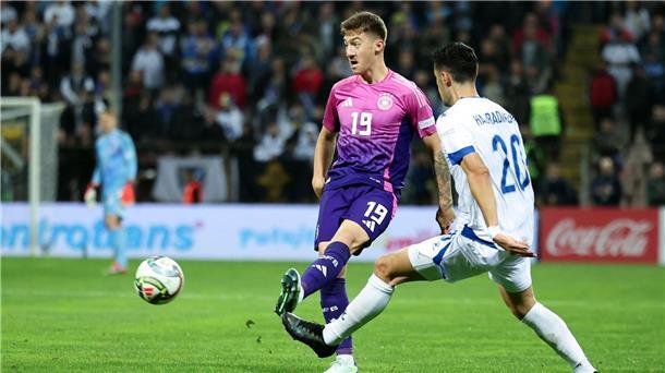 Nagelsmann probt die Zukunft mit Pavlovic und Stiller Angelo Stiller (l), gegen Bosnien eingewechselt, steht vor seinem Startelf-Debüt.