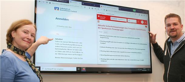 Online-Banking: Geldinstitute warnen vor Betrügern Anja Grätsch und Bobby Menzel