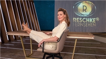 Anja Reschke präsentiert im Ersten „Reschke Fernsehen“.