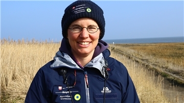Annelie Hedden ist die für Butjadingen und den Jadebusen zuständige Nationalpark-Rangerin.