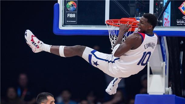 US-Basketballstars: Edwards sieht sich als Nummer eins Anthony Edwards sieht sich weiterhin als Nummer eins im US-Team.