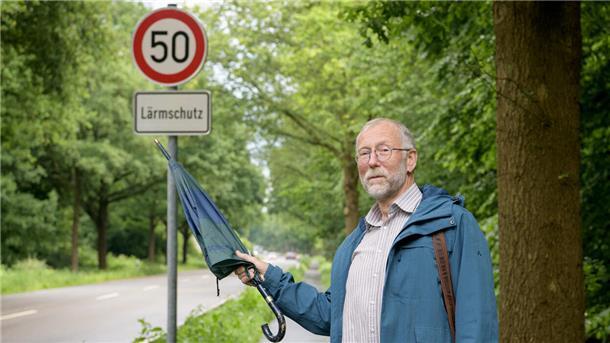 Anwohner Frank Krein ist froh, dass es leiser geworden ist.   
