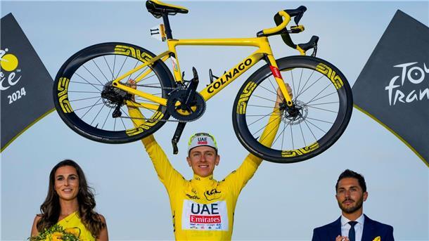 Pogacar will 2025 wieder Tour und WM gewinnen - Giro unklar Auch 2025 will Tadej Pogacar wieder die Tour de France gewinnen.