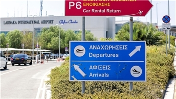 Auch der Flughafen Larnaka ist vom Streik betroffen. (Archivbild)