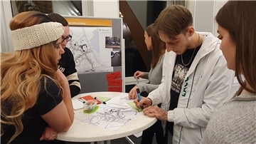 Auch die Jugend bringt ihre Vorstellungen ein. Von links: Mareike, Paul, Laura, Philipp und Rita.