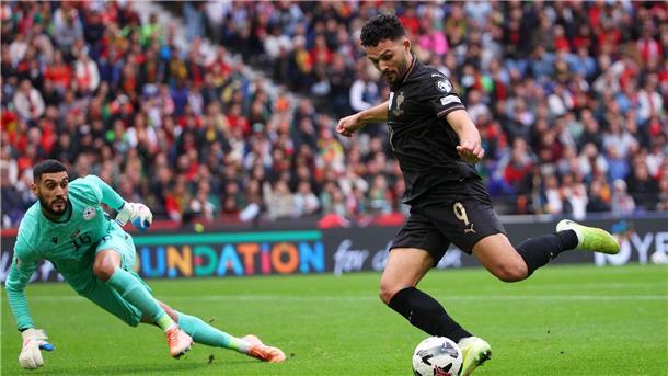 Auch Goncalo Ramos reihte sich in Portugals Torschützenliste ein. 