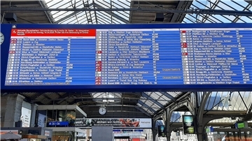 Auf dem Züricher Hauptbahnhof. Wer seinen Zug finden möchte, muss genau hinschauen.