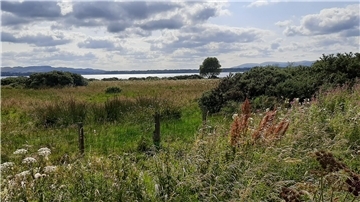 Insel im Loch Leven in Schottland