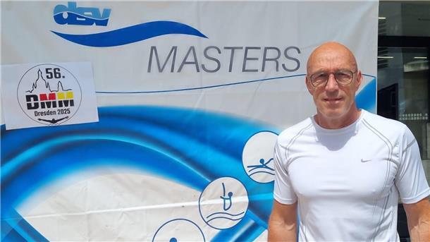 Ronald Horrmann bei der deutschen Schwimm-Meisterschaft in Dresden