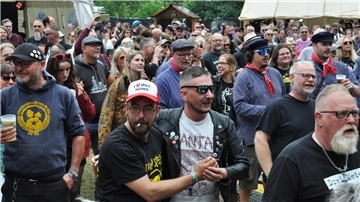 Ausgelassene Stimmung bei Fonsstock. Auch in diesem Jahr hatten die Besucher ihren Spaß.