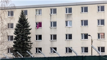Außenansicht der Erstaufnahmeeinrichtung in Suhl.
