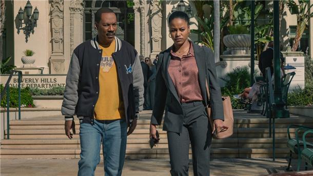Axel F ist zurück: Wie ist der neue Beverly Hills Cop von Netflix? Axel Foley will seine Tochter Jane Saunders (Taylour Paige) beschützen. Doch ist davon gar nicht begeistert.