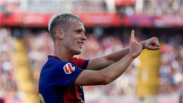 Coach Flick schwärmt nach Barça-Gala von positiver Energie Barcelonas Neuzugang Dani Olmo erzielte seinen ersten Treffer für die Katalanen.