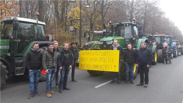 Bauerndemo in Berlin.