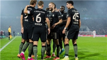 Bayern-Torjäger Harry Kane war auch im DFB-Pokal beim 1. FC Köln nicht zu stoppen.