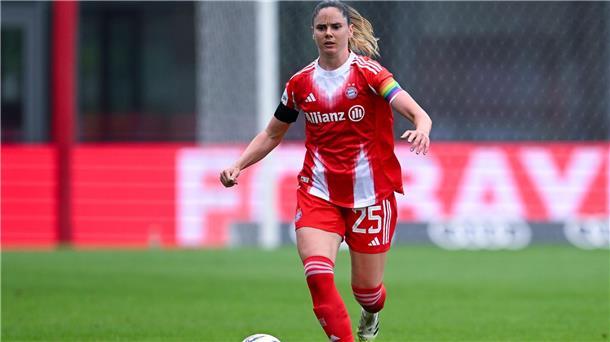 Bayerns Co-Kapitänin Sarah Zadrazil fällt mit einer schweren Knieverletzung lange aus. (Archivfoto)