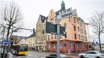 Beeindruckende Architektur, beängstigender Verfall: Die Hafenstraße. 