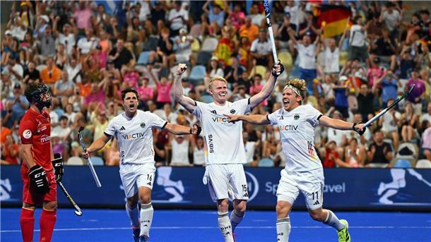 Großes Hockey-Finale: Klassiker, Revanche und volle Hütte Begeisterung im Hockey-Park nach dem Finaleinzug.