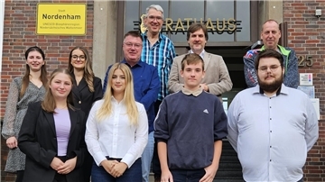 Neue Azubis bei der Stadt Nordenham